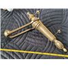 Image 2 : Brass door knocker & coat hooks.