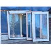 Image 1 : Vintage paned windows. (2) approx. 28” X 24” (2) 28” X 16”