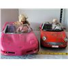 Image 4 : Barbies in cars. Thunderbird & Corvette.