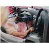 Image 7 : Barbies in cars. Thunderbird & Corvette.