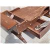 Image 3 : Vintage Cobbler's Bench with slide through drawer, storage & shoe moulds.