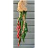 Image 1 : Hanging kitchen peppers.