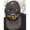 Image 2 : Authentic Ralph Lauren Polo, black denim jean jacket & hat.