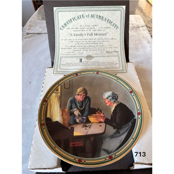 4 Plates: A Family's Full Measure, The Old Scout, The Painter, The Tycoon