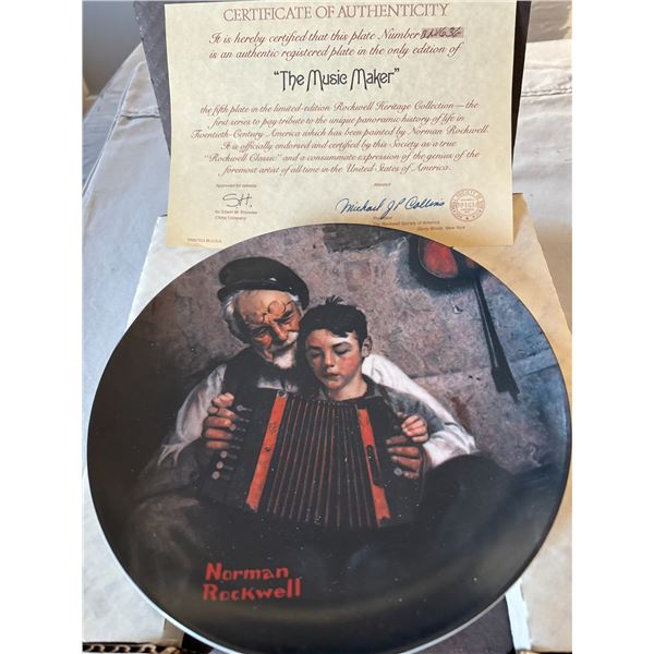 1 Plate: Rare - The Music Maker 1981 Limited Edition