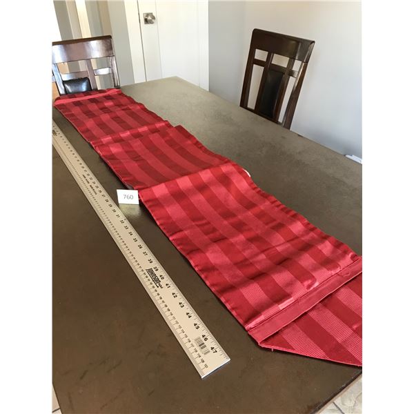 7 x Rusty Red Color Table Runners - 96" Long. Great for Wedding Decor
