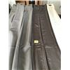 Image 2 : 3 x Grey Sheer Curtain Panels 38" x 85" 2 Grey Curtain Panels 38" x 85" 1 White Curtain Panel 51" x 