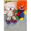 Image 1 : 2 x Wind-up Clown Dolls