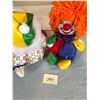 Image 3 : 2 x Wind-up Clown Dolls