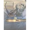 Image 1 : 2 x Tall Chrystal Vases