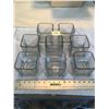 Image 1 : 8 x Square Glass Vases 3 1/2" W x 4" H