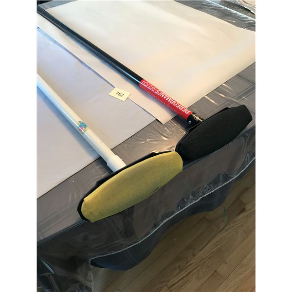 2 x Curling Brooms