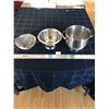 Image 1 : 3 Strainers (1 is a large Stainless-Steel Strainer)