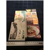 Image 1 : 2 Golf Books; 6 Cheese Magazines