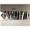 Image 1 : Abstract Framed Mirror Picture 63 x 19", Depth 3"