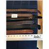Image 2 : 6 Leather Belts - Black and Brown