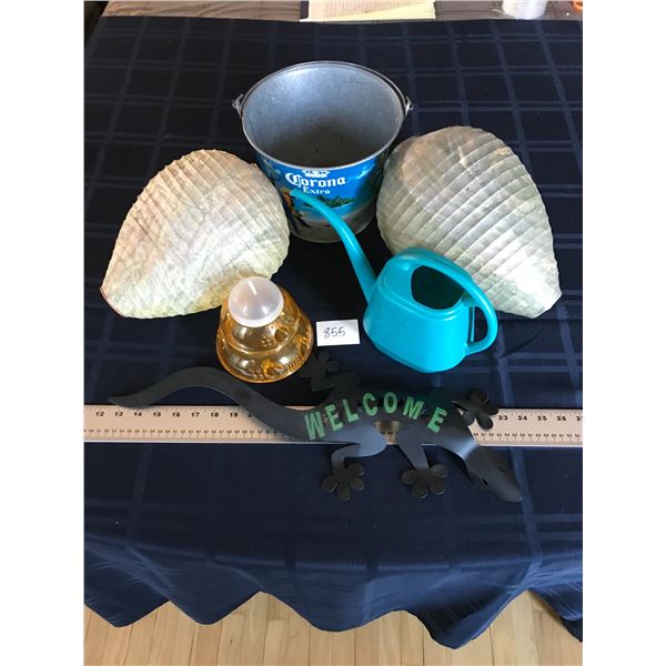 2 Wasp Nest Decoy - Deterrent for Wasps, Hornets, Yellow Jackets; Beer Bucket, Watering Can, Steel W