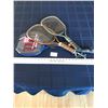 Image 1 : 1 Wilson Badminton Racket; 2 Squash Racquets