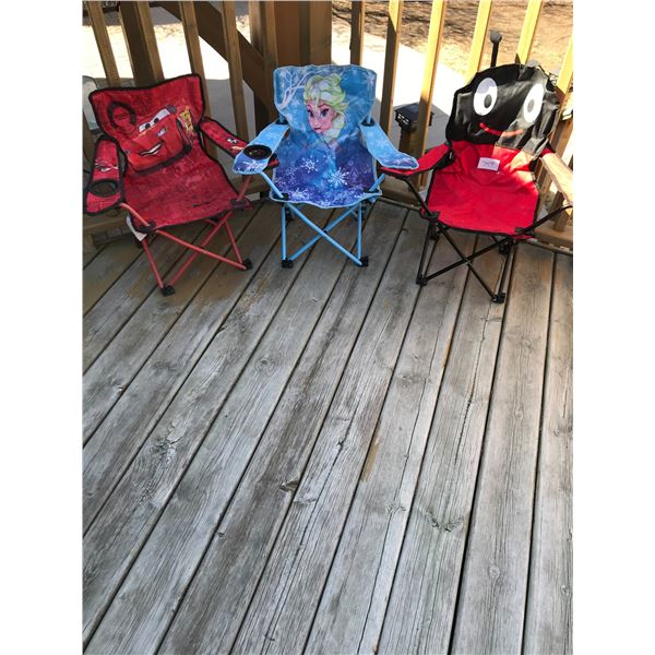 3 Children's Lawn Chairs