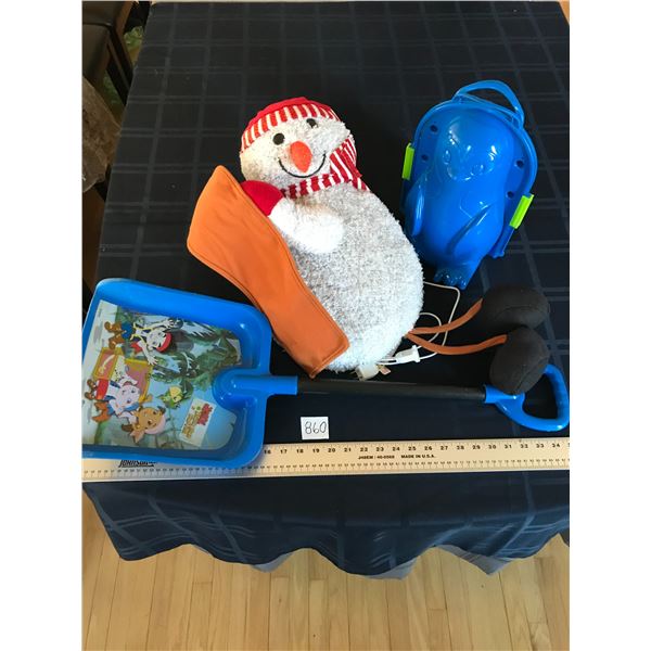 Plug-In Snowman; Jake Snow Shovel; Penguin Snow Mold