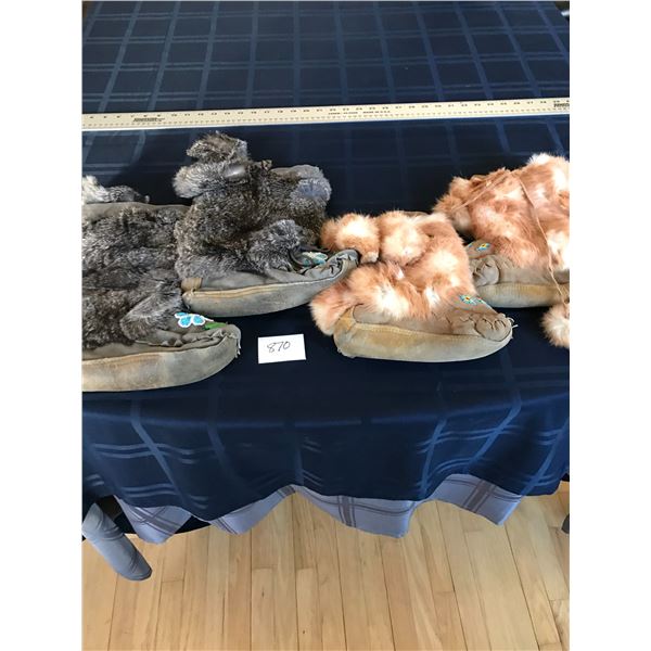 2 x Vintage Ladies' Mukluks