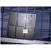 Image 3 : 3 3/4 X 5 3/4 Inch Open Size Black Plastic Picture Frames
