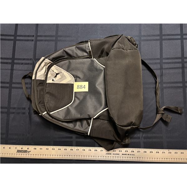 Black/Grey Cougar Backpack School Bag
