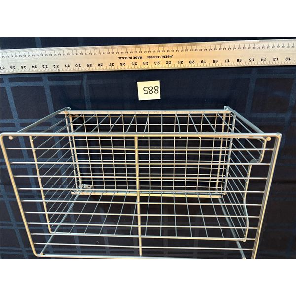 Small Steel Wire Mesh Basket with Rollout Wire Mesh Drawer