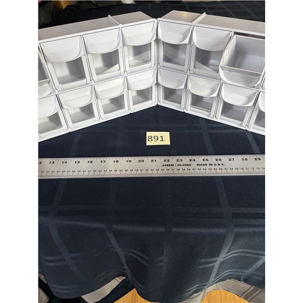 2-8 Drawer Compartment Organizers for Nails, Screws, etc. or for Craft Use