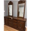 Image 3 : Armoire Dresser and Long Dresser with two mirrors. Made in Canada