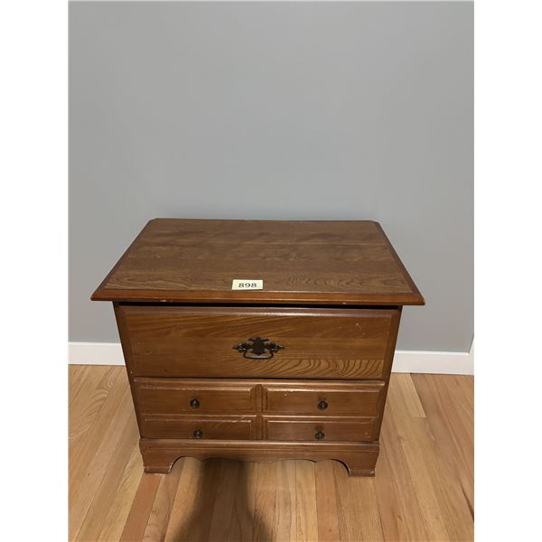 2 Drawer Side Table - Made in Canada - All Wood