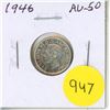 Image 1 : 1946 Silver 10 Cents. AU-50. Nice.