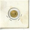 Image 2 : U.S. 1852 Imitation California Half Dollar Gold. This is not a real coin and there is no gold in it.