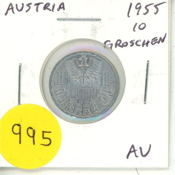 Austria. 1955 10 Groschen. AU.