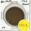 Image 1 : Great Britain 1929 Penny. Minted during the first year of the Great Depression. VF.