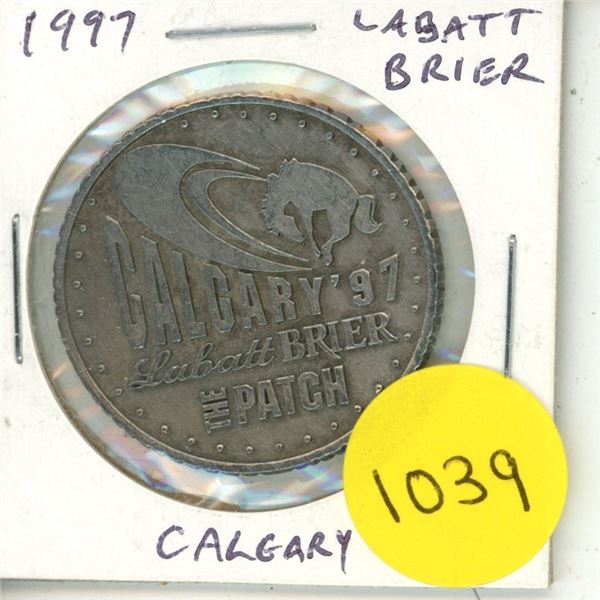 1997 Labatt Brier medal. Calgary. Uncirculated.