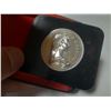 Image 2 : 1973 RCMP Centennial Silver Dollar. Housed in its special case of issue. Specimen.