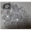 Image 2 : Lot of 25 Hard Plastic Holders for Canadian coins, mostly Silver Dollars. Used once.