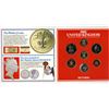 Image 2 : 1985 United Kingdom Uncirculated Coin Collection. 7-coin set as issued by the Royal Mint.
