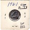 Image 2 : 1961 TEN CENT CLIPPED PLANCHET ERROR