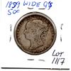Image 2 : 1899 NEWFOUNDLAND FIFTY CENTS WIDE NINE VARIETY