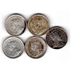 Image 2 : 5 SILVER FIVE CENTS, BETTER GRADES
