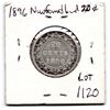 Image 1 : 1896 NEWFOUNDLAND TWENTY CENT