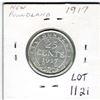 Image 1 : 1917C NEWFOUNDLAND TWENTY-FIVE CENT