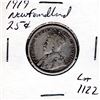 Image 2 : 1919C NEWFOUNDLAND TWENTY-FIVE CENT