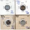 Image 1 : 4 NEWFOUNDLAND SILVER FIVE CENTS