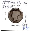 Image 2 : 1844 BRITISH ONE SHILLING SILVER