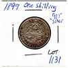 Image 1 : 1899 BRITISH ONE SHILLING SILVER
