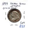 Image 2 : 1899 BRITISH ONE SHILLING SILVER