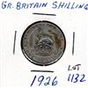 Image 1 : 1926 BRITISH SHILLING .5 SILVER